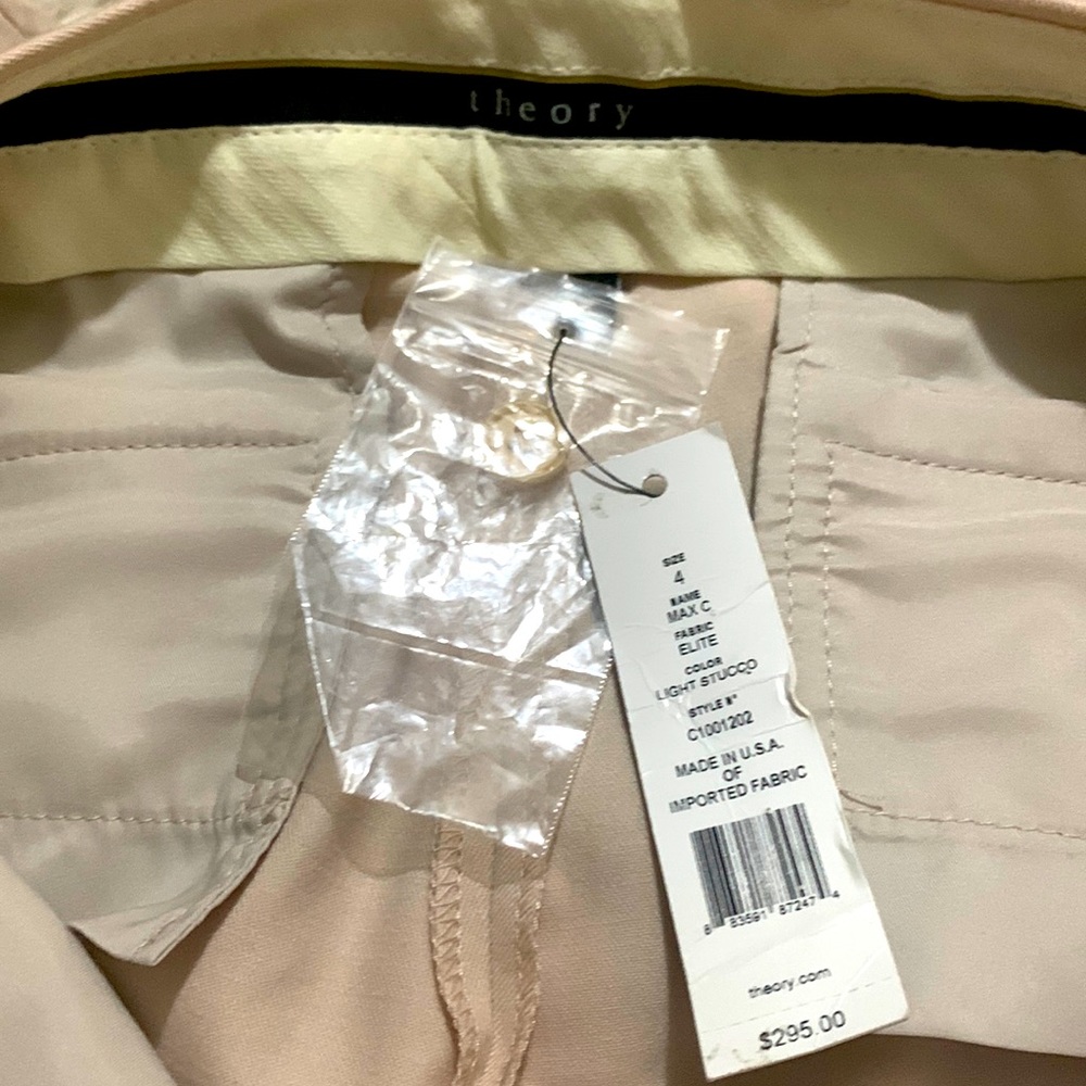 NWT Theory Ivory Trousers Work Dress Pants